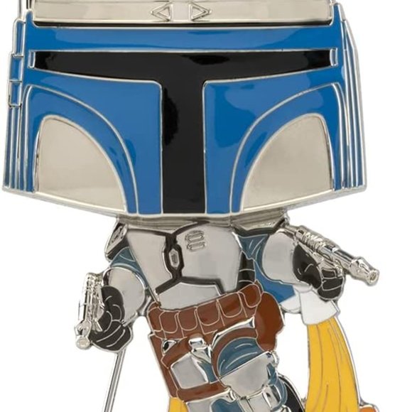 Funko Pop! Sized Pin: Star Wars- Jango Fett With removable stand - Picture 2 of 4